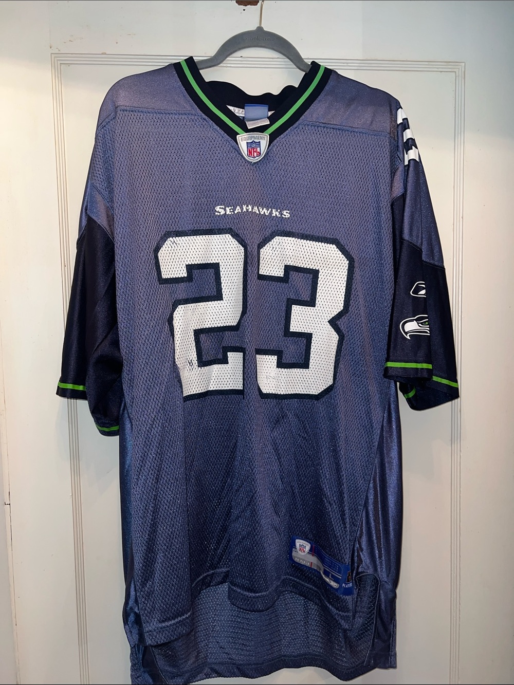 90s Vintage Seattle Seahawks Trufant Jersey mesh Reebok large